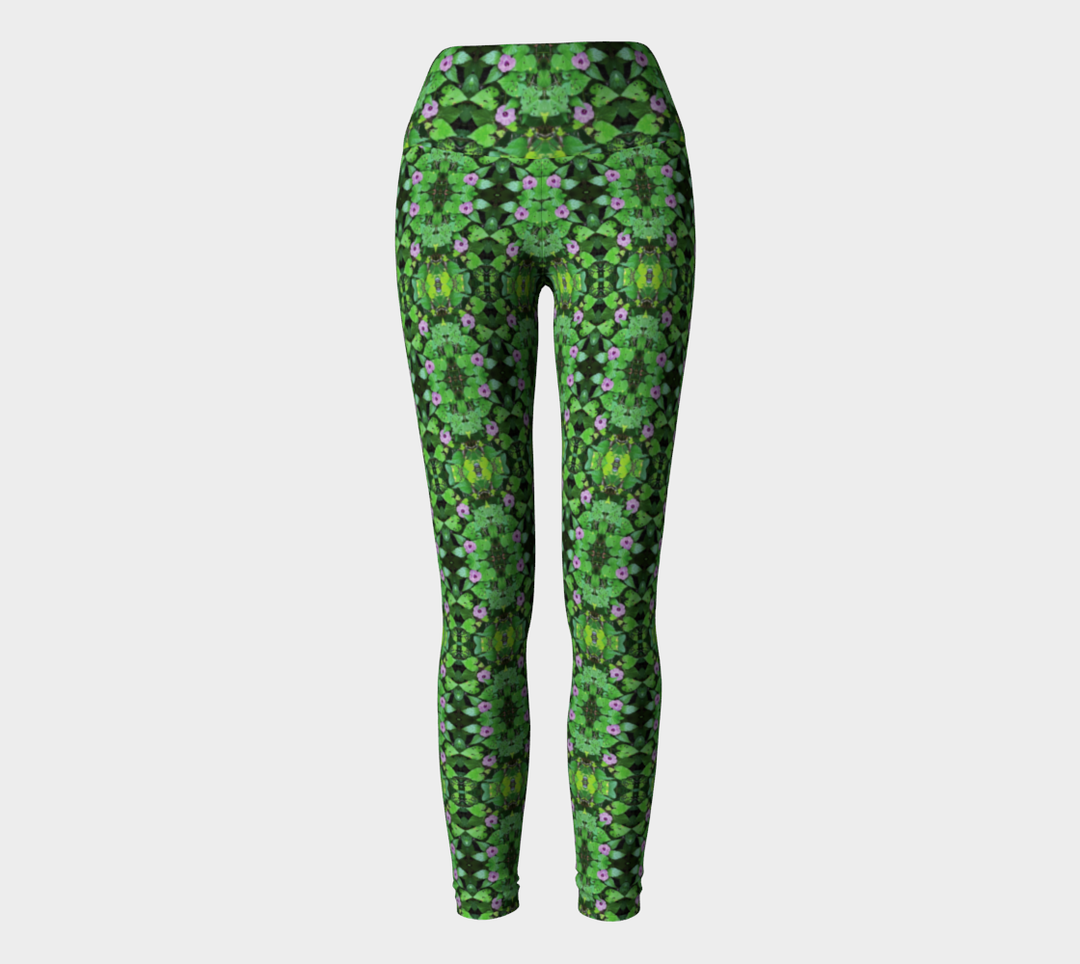 Morning Glory Vine Yoga Pants