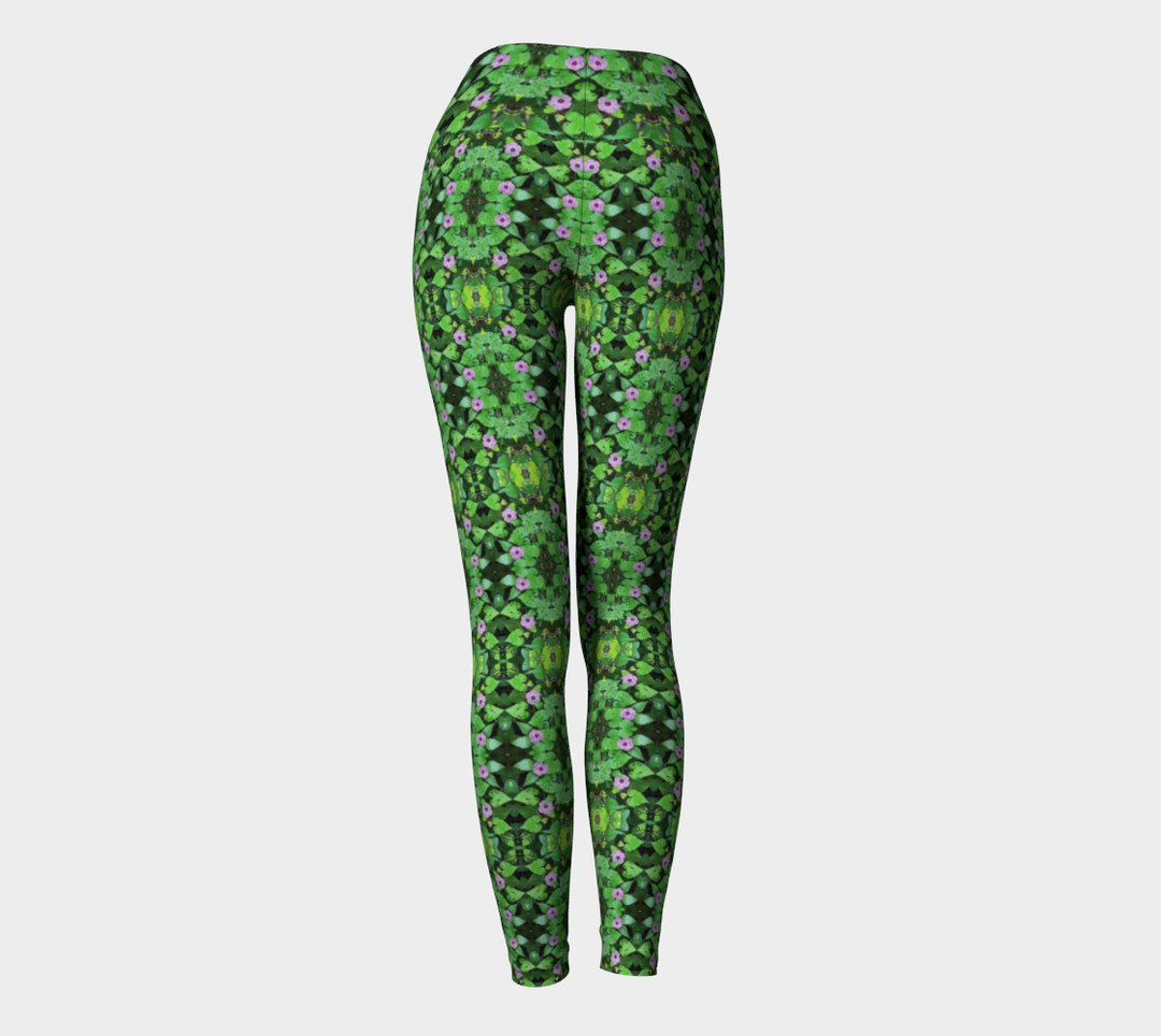 Morning Glory Vine Yoga Pants