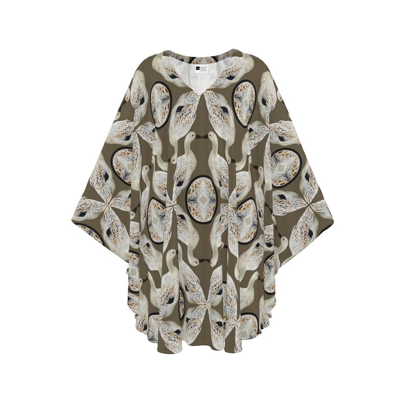 Pretty Duck Silk Short Kaftan