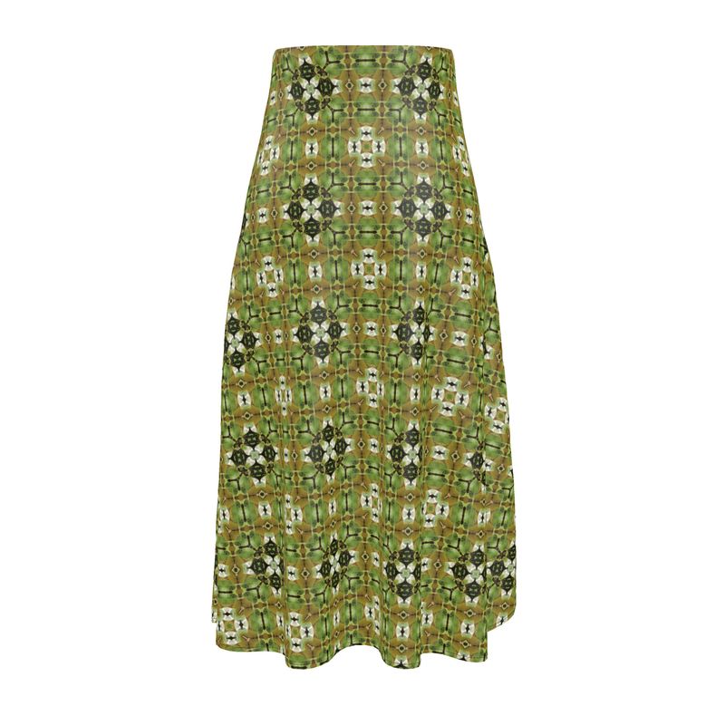 Magnolia Leaf 3 Midi skirt
