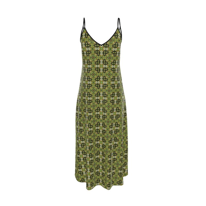 Magnolia Leaf 2 Slip Dress
