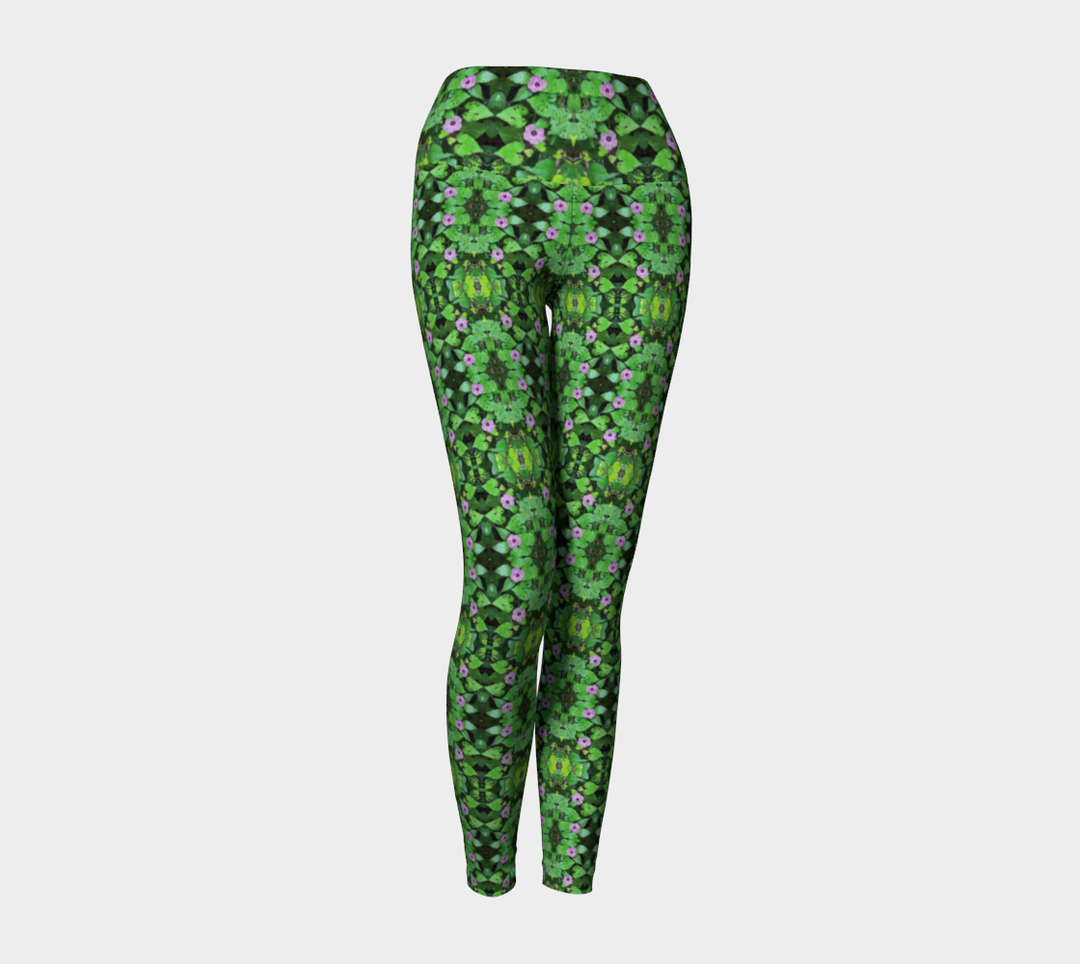 Morning Glory Vine Yoga Pants