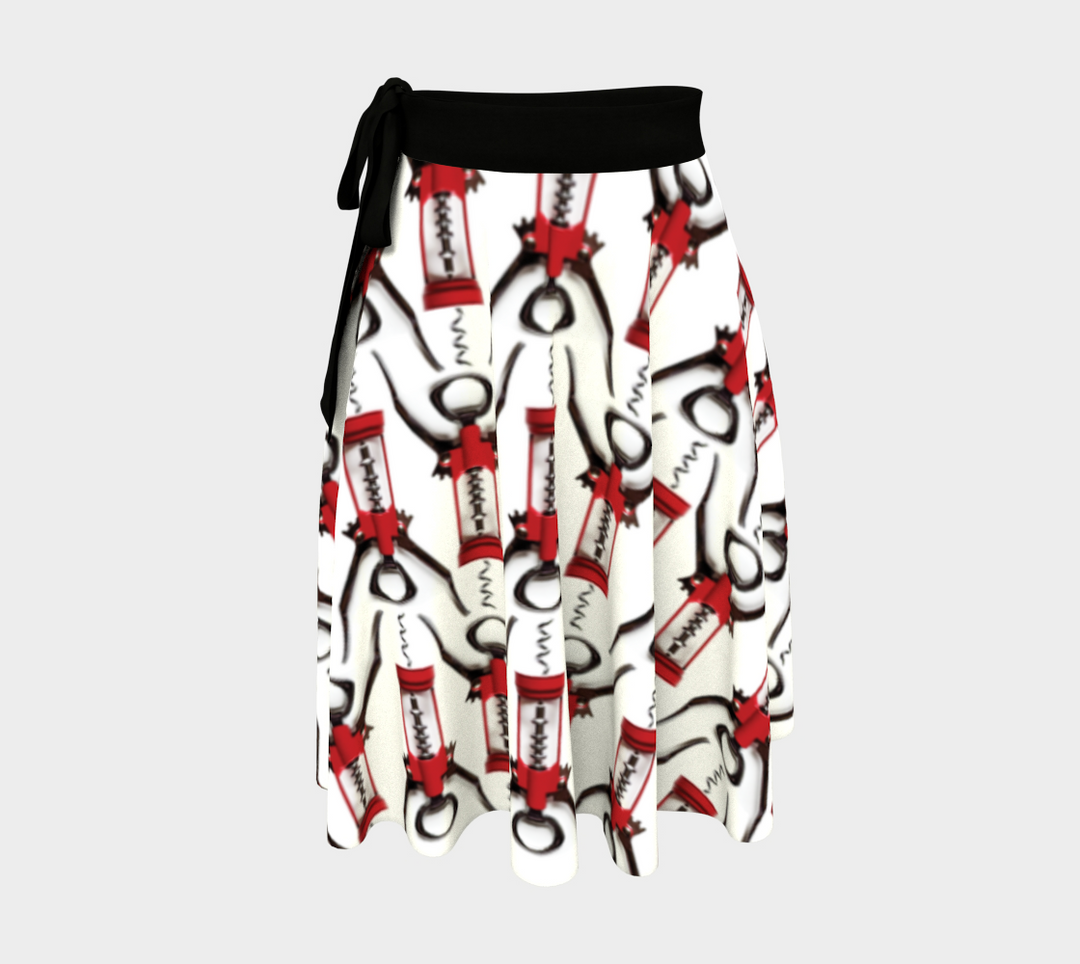 Kitchen Utensils Corkscrew Wrap Skirt