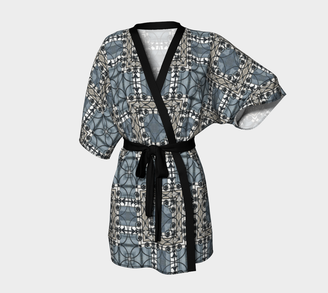 Parisian Railing 5 Belted Kimono