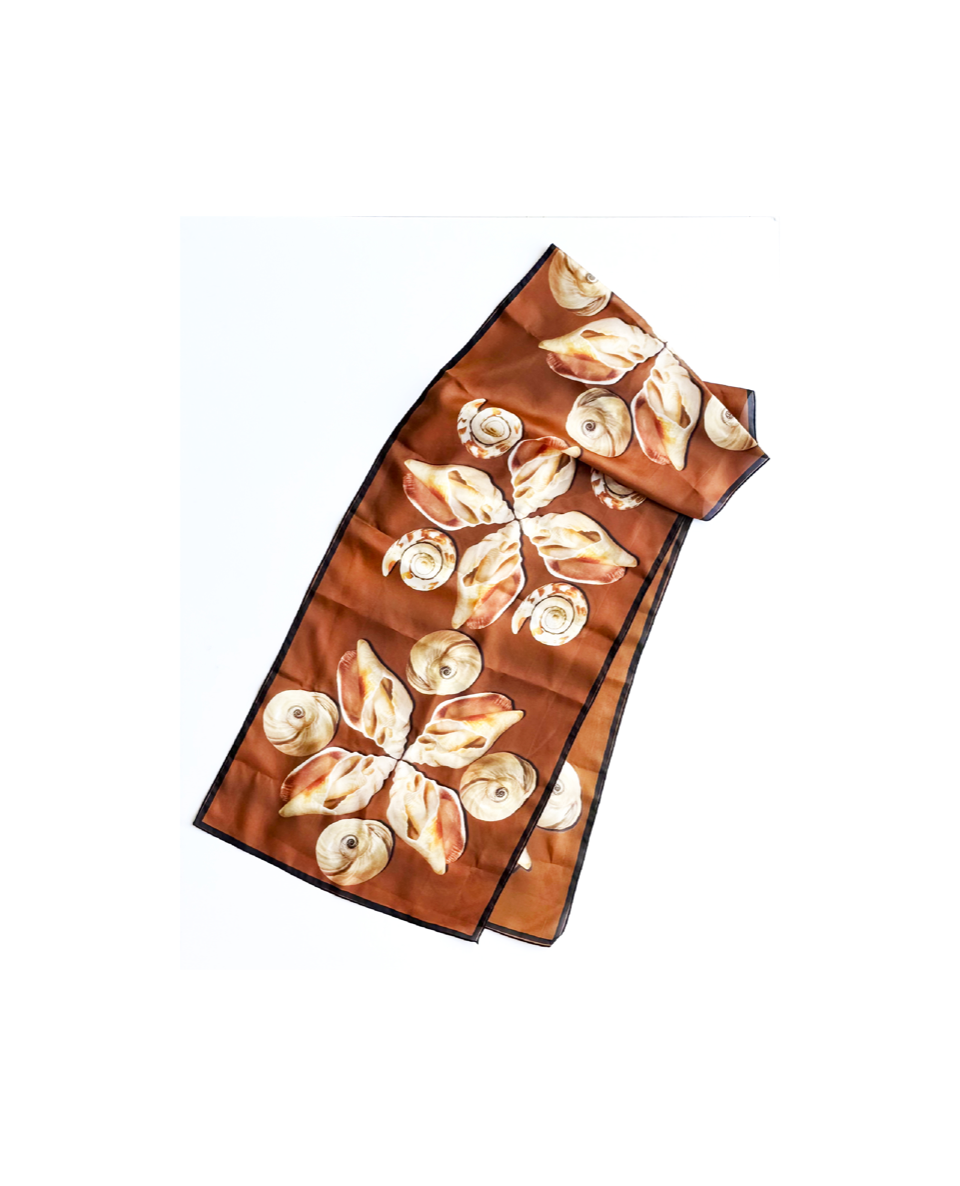 Seashell Stars Long Scarf