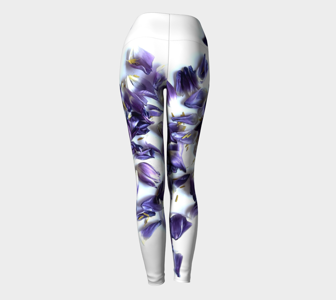 Purple Tulip Mess Yoga Pants