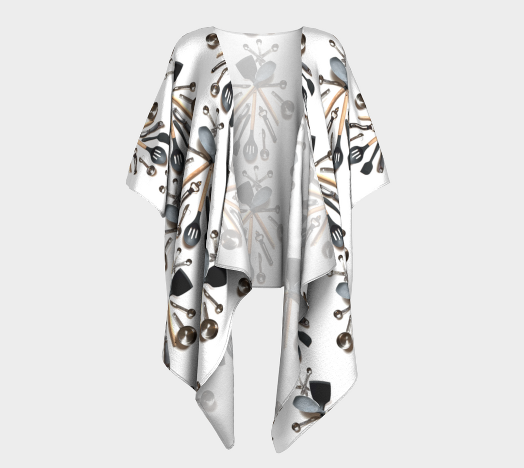 Kitchen Utensils Draped Kimono