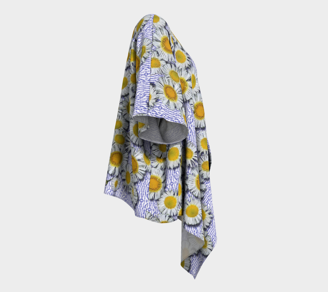 Trail Daisies on the Kitchen Counter Draped Kimono