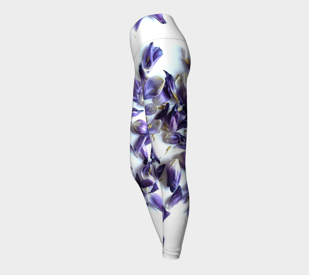 Purple Tulip Mess Yoga Pants