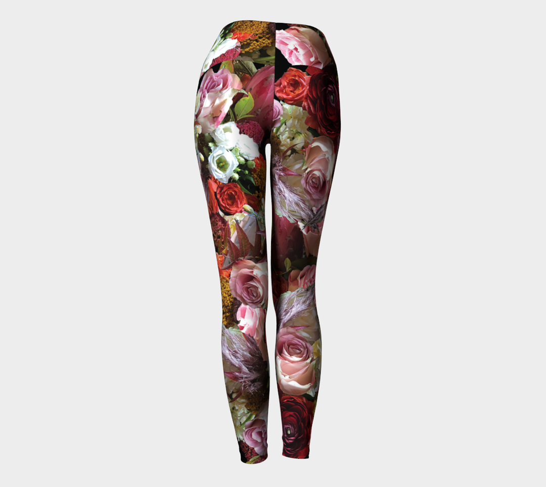 Wedding Flowers 1 Yoga Pants