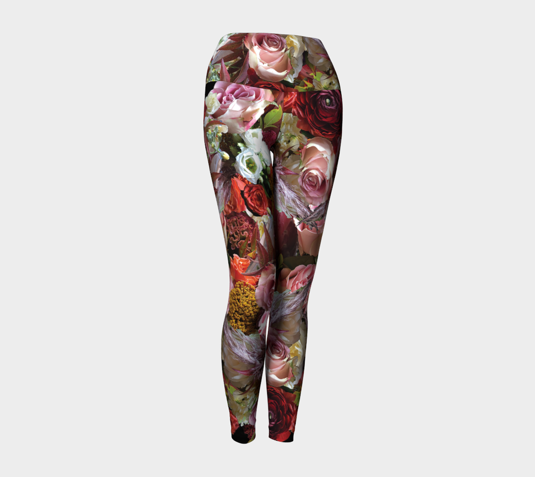 Wedding Flowers 1 Yoga Pants