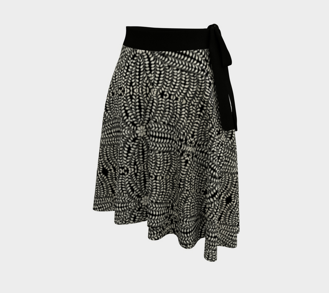 Camelbone Black Door Wrap Skirt