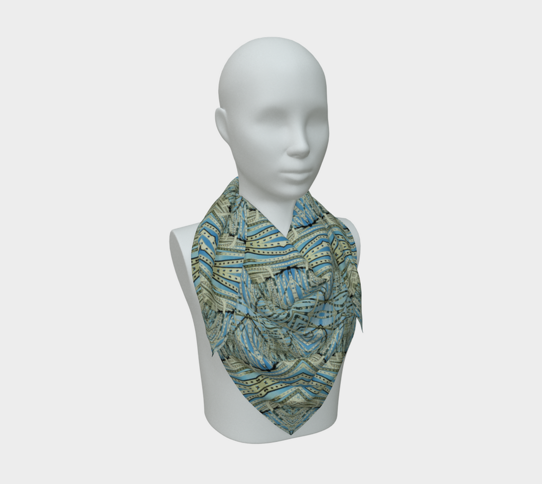 Sunshine Girders Square Scarf