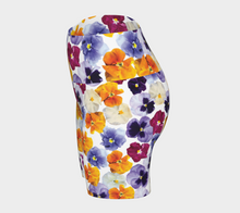 Load image into Gallery viewer, Pansy Face Yoga Shorts
