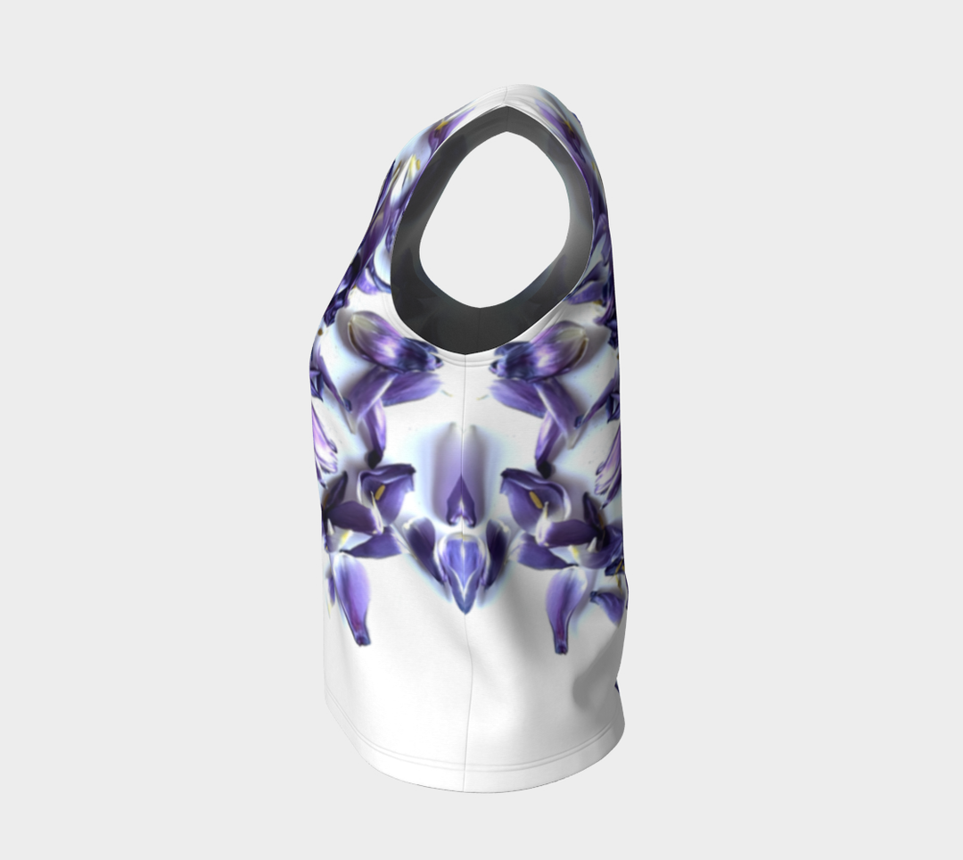 Purple Tulip Mess (Long) Loose Tank Top