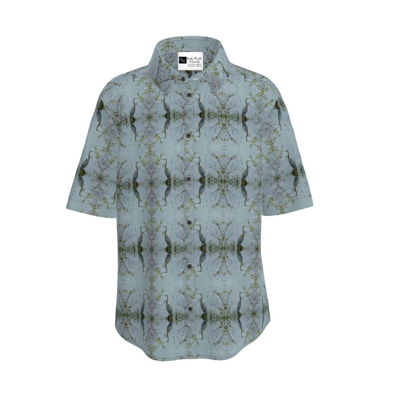 Buttonbush Blue Heron Men's Shirt