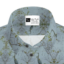 Load image into Gallery viewer, Buttonbush Blue Heron Men&#39;s Shirt
