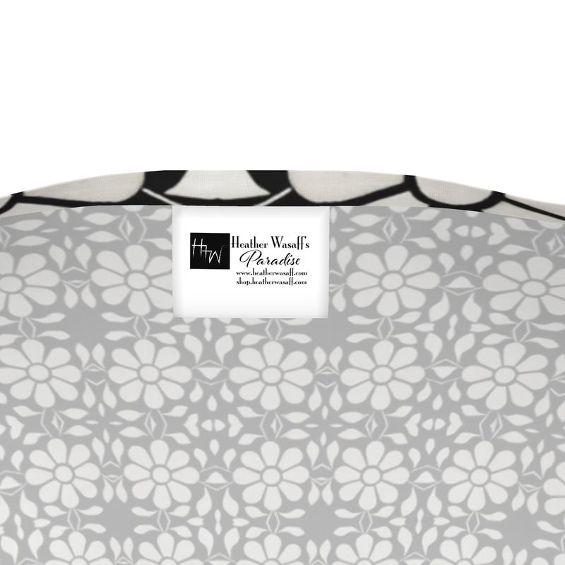 Camelbone White Flower Womens T Shirt Long Sleeves