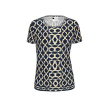 Load image into Gallery viewer, Camelbone Navy Blue Womens T Short Sleeves
