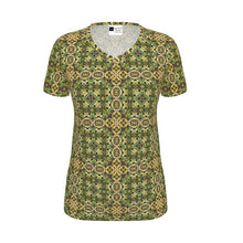 Load image into Gallery viewer, Parisian Leaves 1 Womens T-Shirt short sleeves
