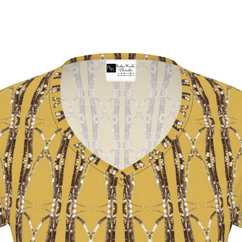 Lichen Log Tan X Womens T-shirt short sleeves