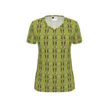 Load image into Gallery viewer, Lichen Log Green X Womens T-Shirt Short Sleeves
