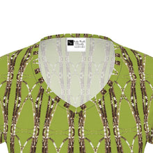 Load image into Gallery viewer, Lichen Log Green X Womens T-Shirt Short Sleeves
