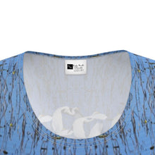 Load image into Gallery viewer, White Egret Landing Tunic T-Shirt
