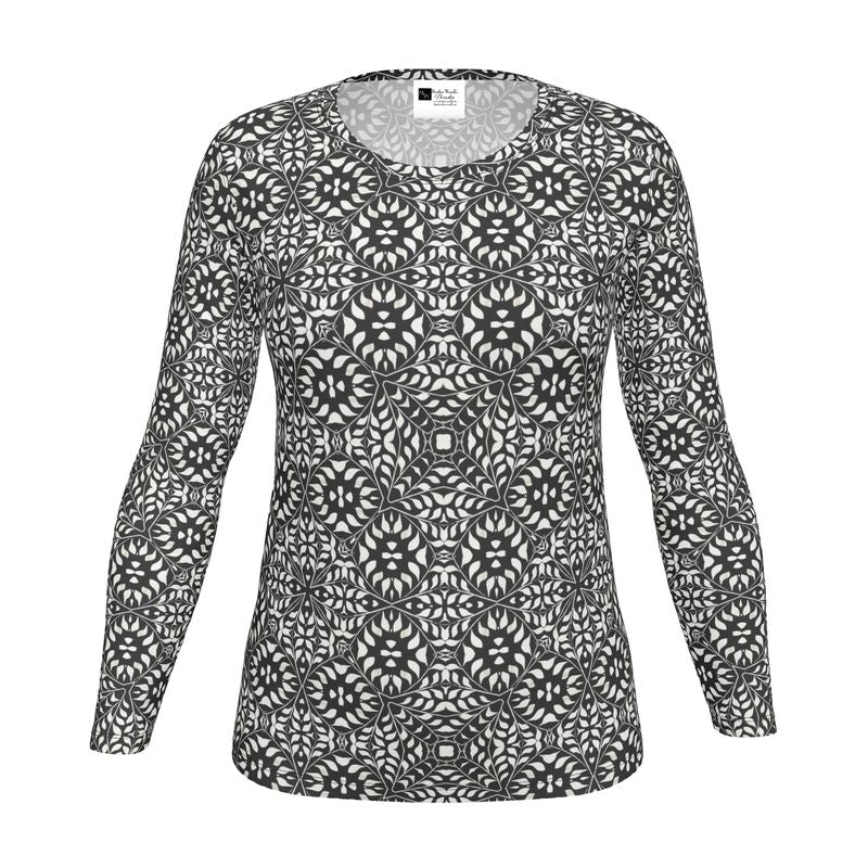 Camelbone Medallion Long Sleeve Women's T-Shirt