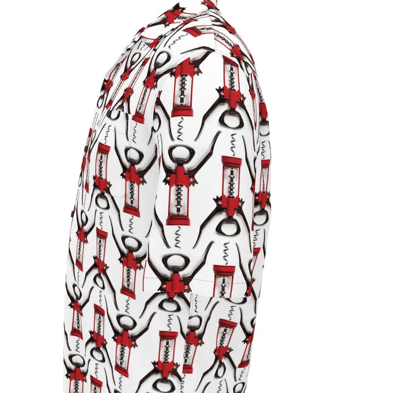 Kitchen Utensils Corkscrew Unisex Cotton Button Up Shirt