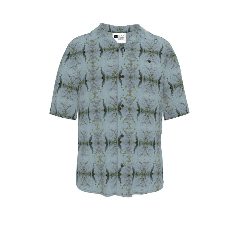 Buttonbush Blue Heron Unisex Button-Up Shirt