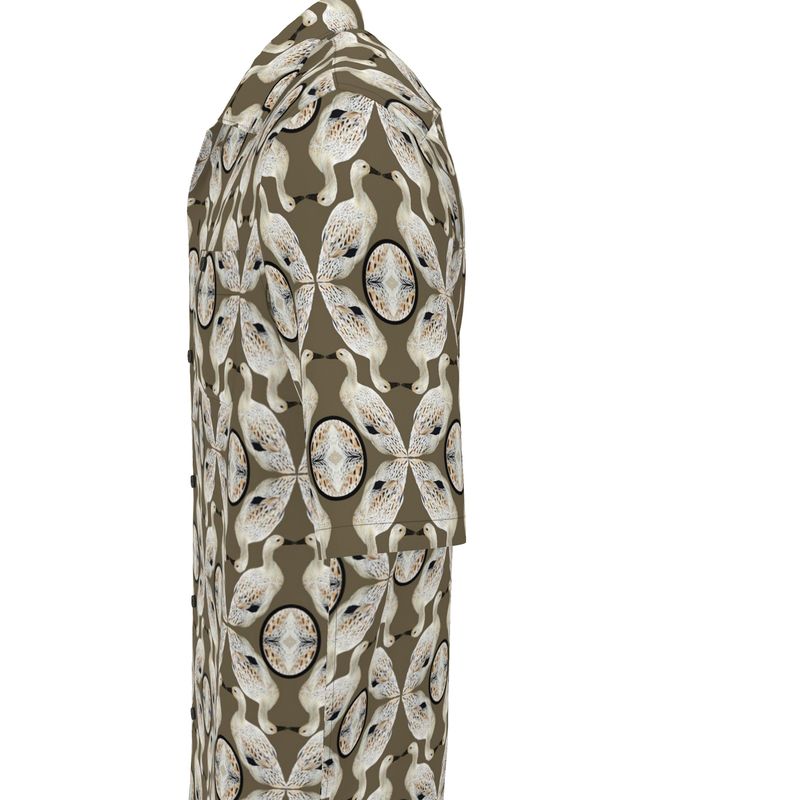 Pretty Duck Unisex Cotton Button Up Shirt