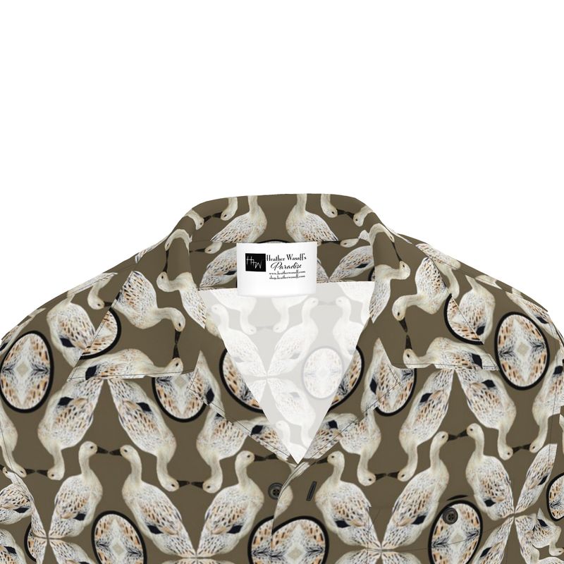 Pretty Duck Unisex Cotton Button Up Shirt