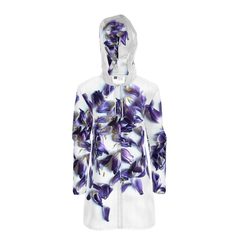 Purple  Tulip Mess Rain Jacket