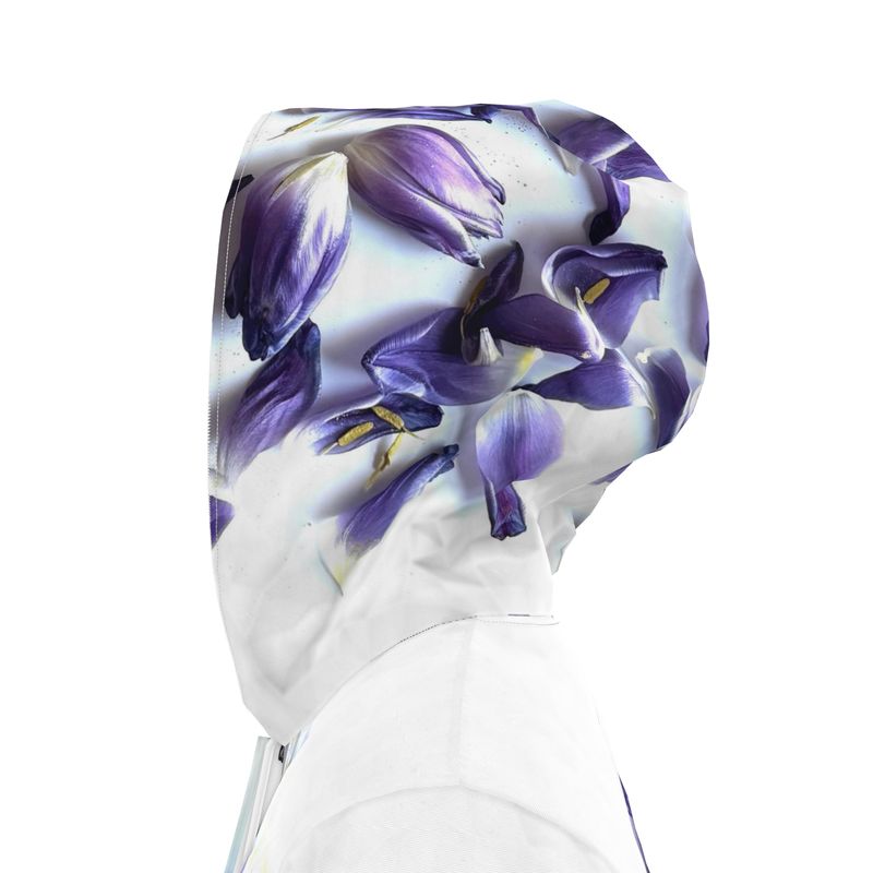 Purple  Tulip Mess Rain Jacket