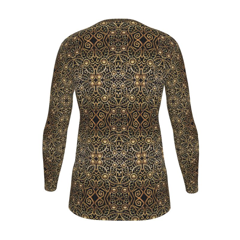 Art Deco Brass Foliage Women's T-Shirt