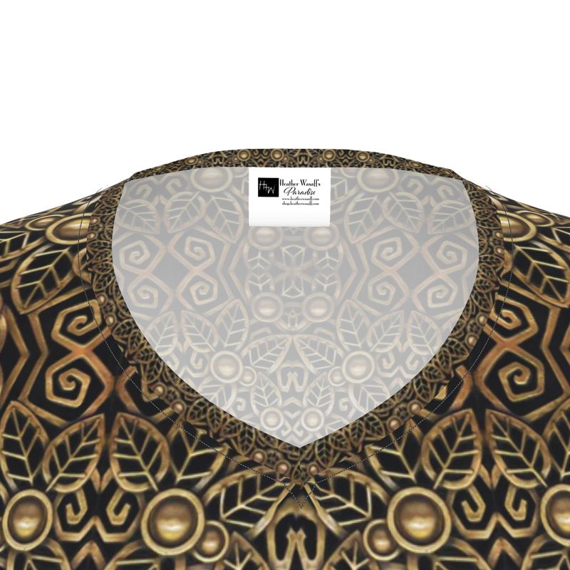 Art Deco Brass Foliage Women's T-Shirt