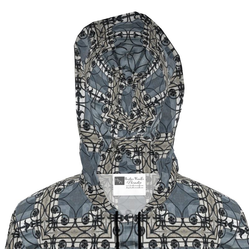 Parisian Railing 5 Womens Hooded Rain Mac