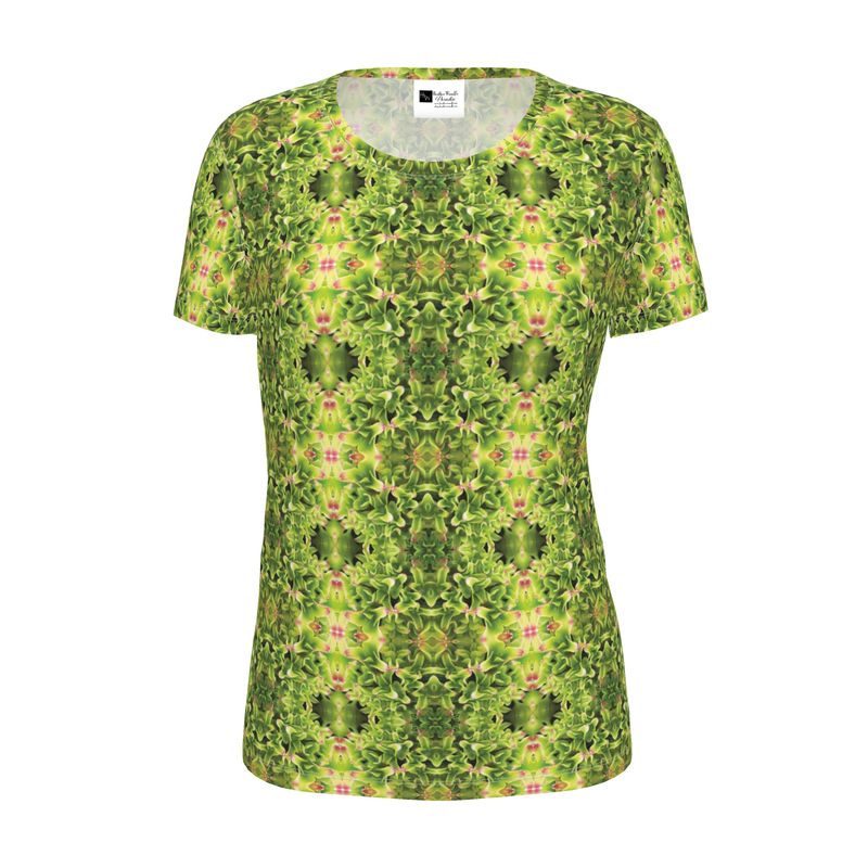 Green Hydrangea Women's Short Sleeve T-Shirt