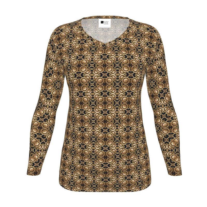 Art Deco Brass Circles Women's T-Shirt