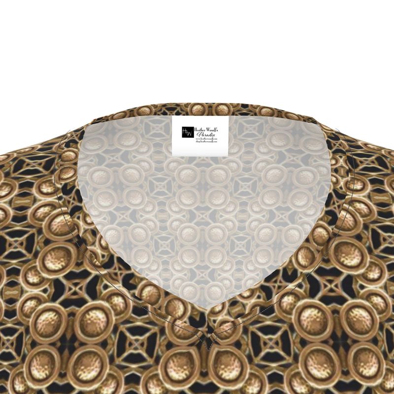 Art Deco Brass Circles Women's T-Shirt