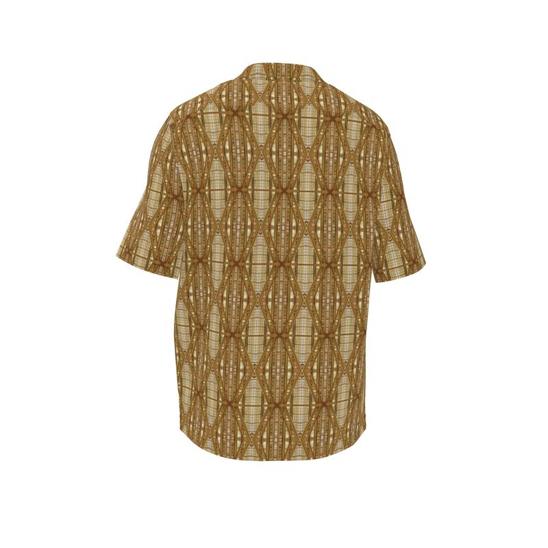 Chicago Fancy Girders Silk Unisex Button Up shirt