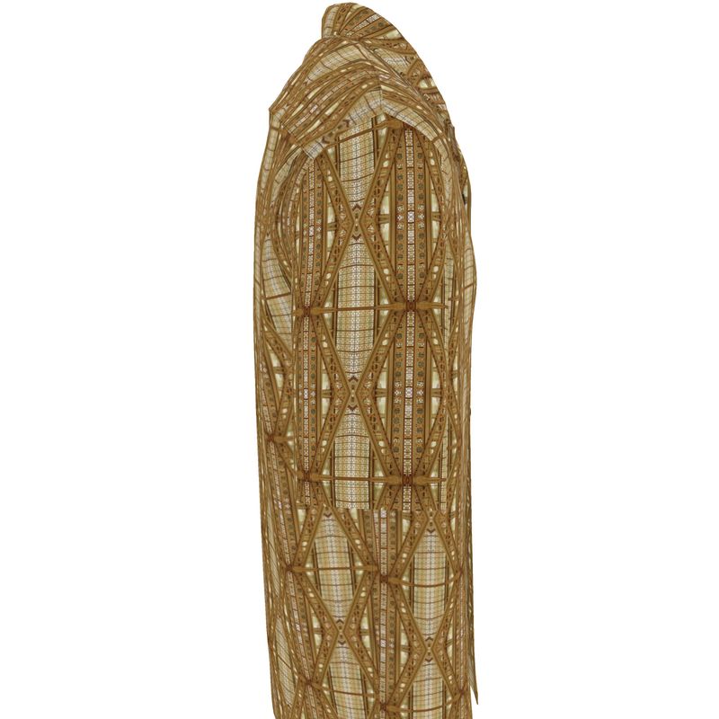 Chicago Fancy Girders Silk Unisex Button Up shirt