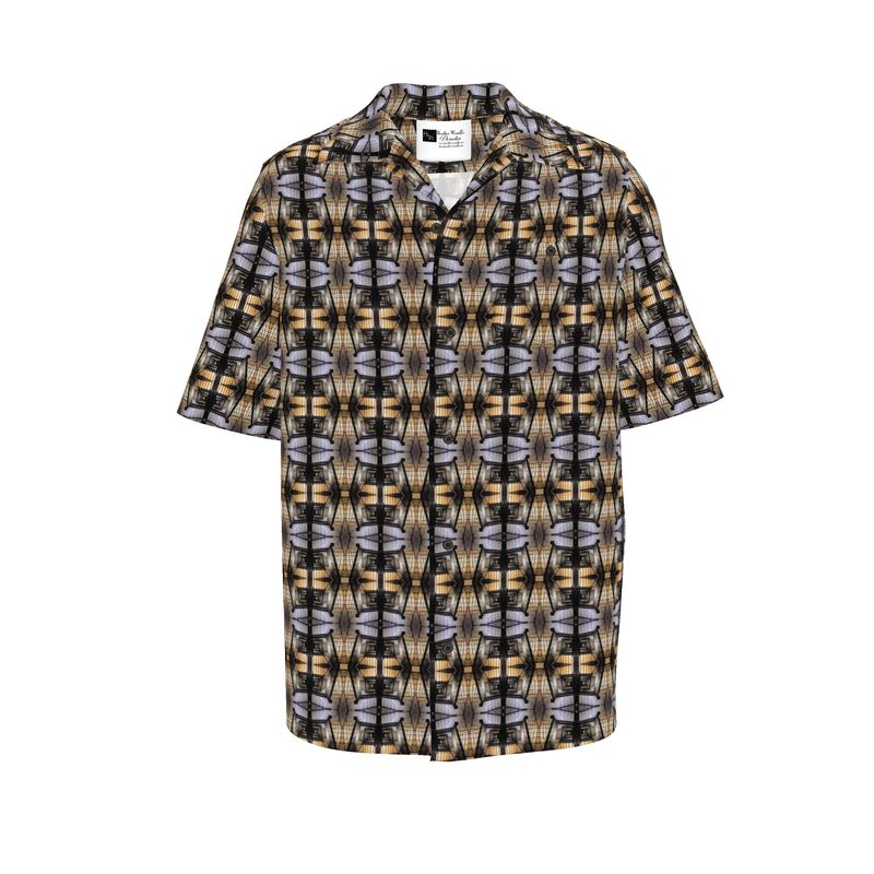 Hotel Staircase Silk Unisex Button Up Shirt