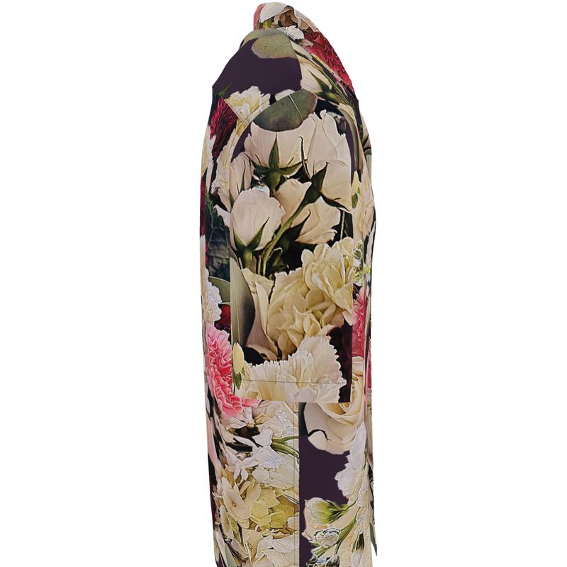 Wedding Flowers 3 Silk Unisex Button Up Shirt