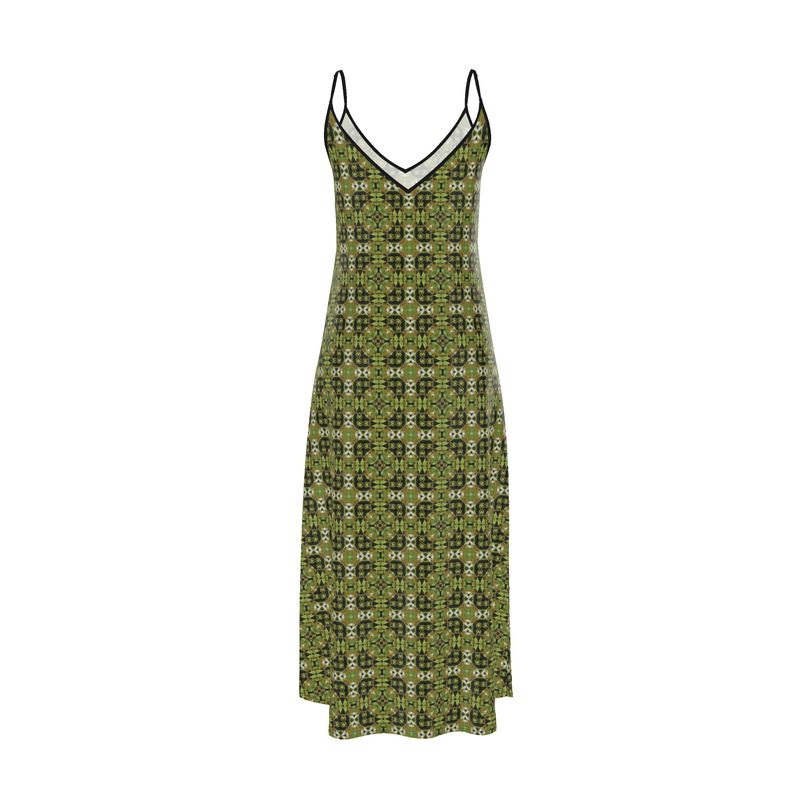 Magnolia Leaf 2 Slip Dress