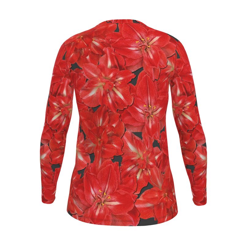 Debbie's Amaryllis Womens T-Shirt