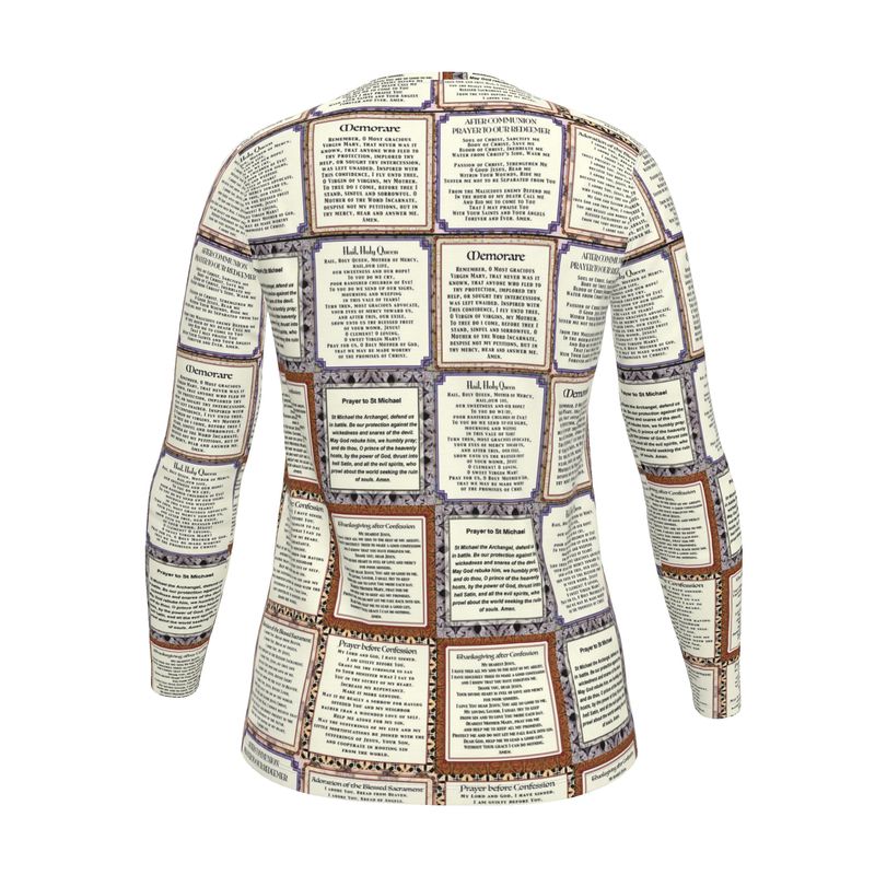 Prayer Squares Long Sleeve Womens T-Shirt