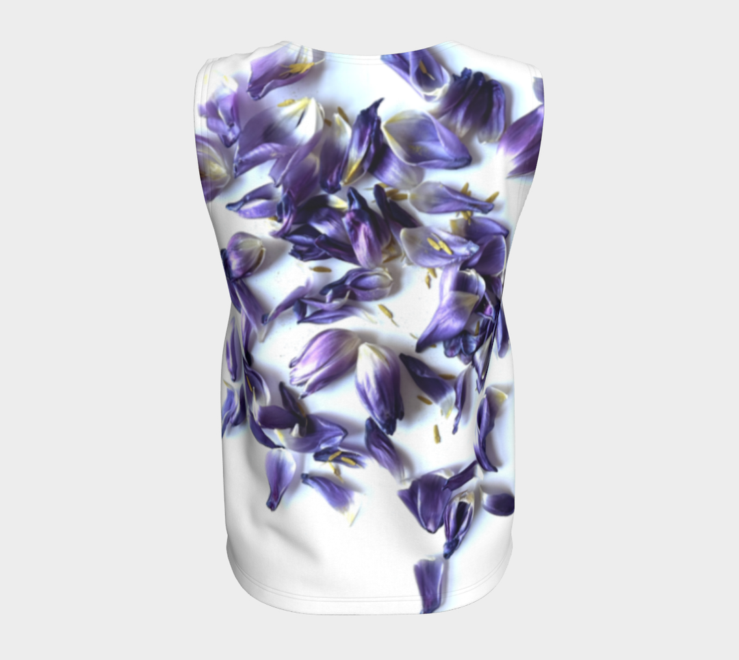 Purple Tulip Mess (Regular) Loose Tank Top