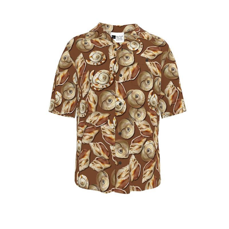 Seashell Unisex Button-Up Shirt